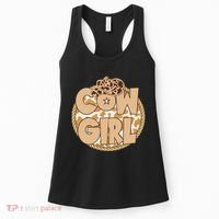 Cow Girl Southern Country Cute Women's Tank Top thumb 0