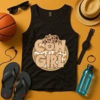 Cow Girl Southern Country Cute Tank Top thumb 4
