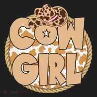 Cow Girl Southern Country Cute Golf Towel thumb 3