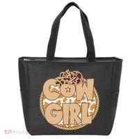 Cow Girl Southern Country Cute Tote Bag thumb 0
