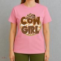 Cow Girl Southern Country Cute T-Shirt thumb 4