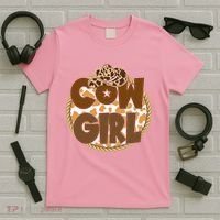 Cow Girl Southern Country Cute T-Shirt thumb 5