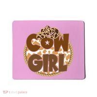 Cow Girl Southern Country Cute Mousepad thumb 0