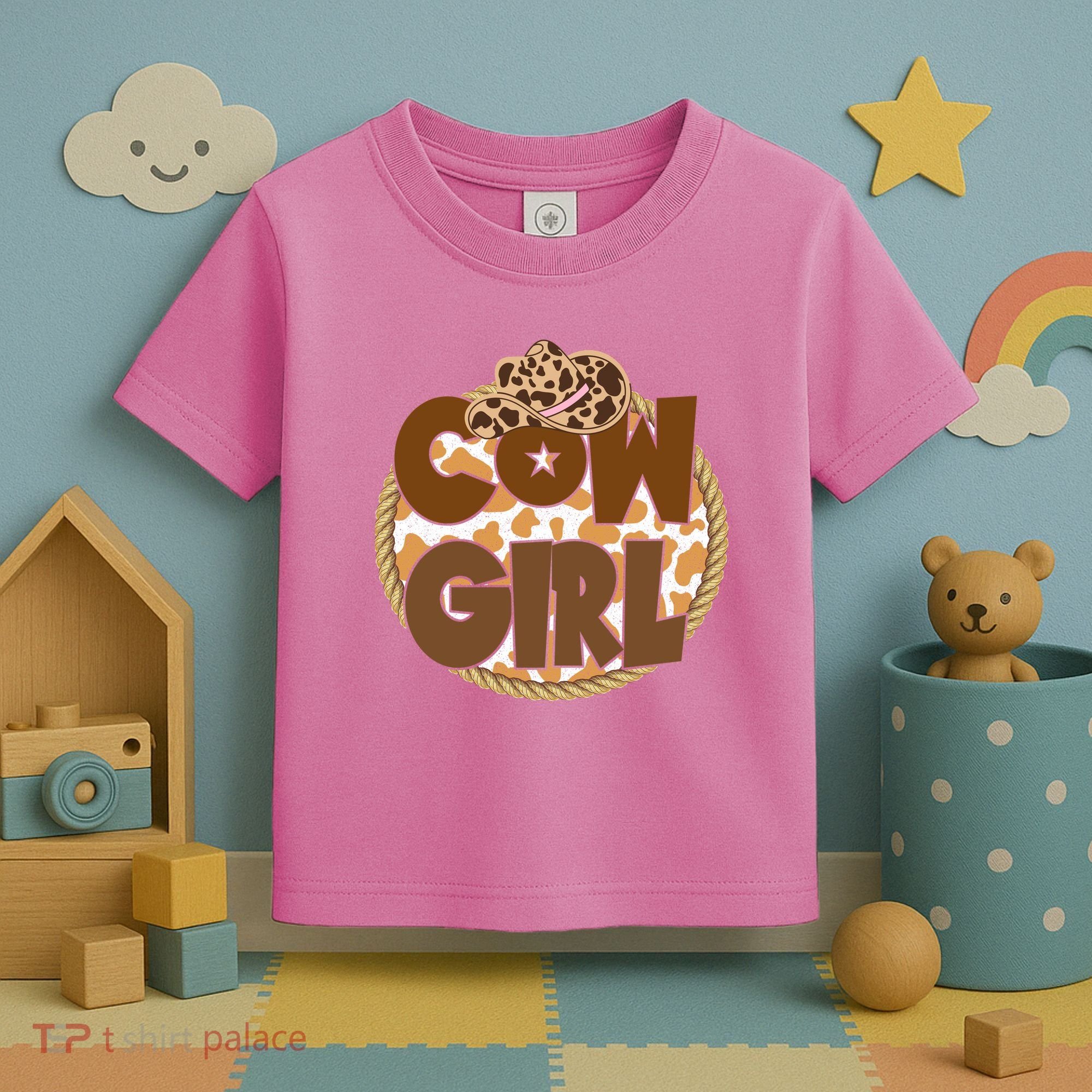 Cow Girl Southern Country Cute Toddler T-Shirt