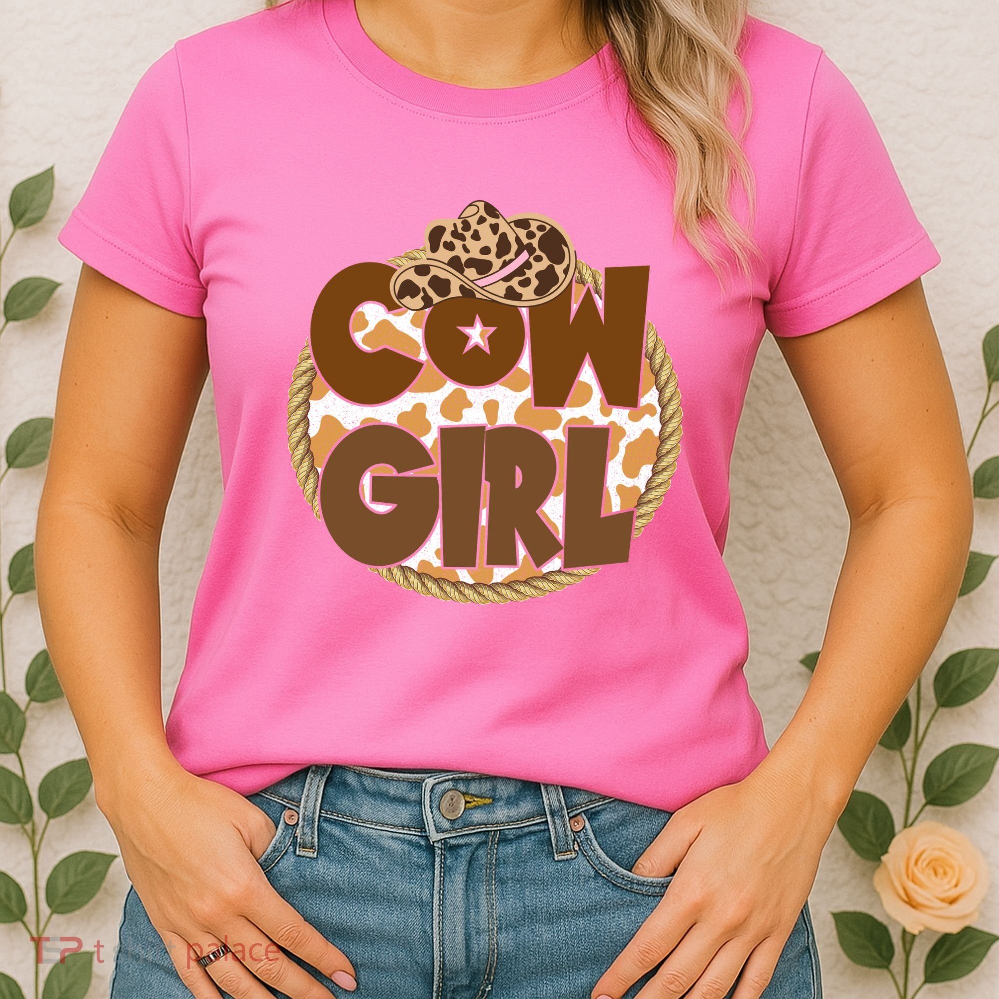 Cow Girl Southern Country Cute Women's T-Shirt