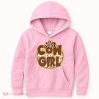 Cow Girl Southern Country Cute Kids Hoodie thumb 0