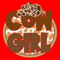 Cow Girl Southern Country Cute Santa Hat thumb 1
