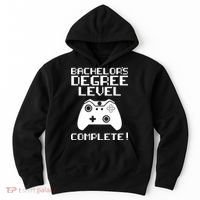 College Graduation Shirt Bachelor's Degree Gamer Grad Hoodie thumb 0