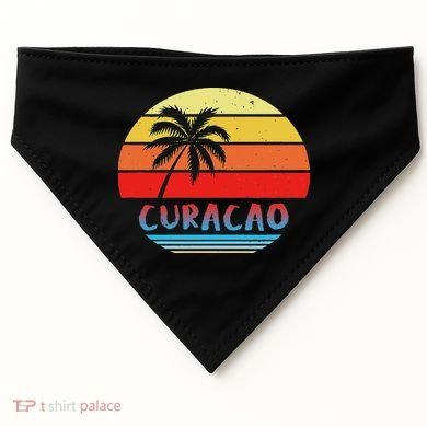 Curacao Gift Souvenir Curacao USA-Made Doggie Bandana