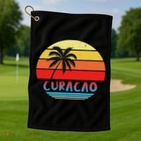 Curacao Gift Souvenir Curacao Golf Towel thumb 1