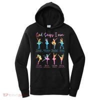 Christian God Says I Am Bible Verse Tie Dye Ballet Dancer  Women's Hoodie thumb 0