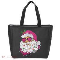 Cool Groovy Sana Claus Holiday Funny Tote Bag thumb 0