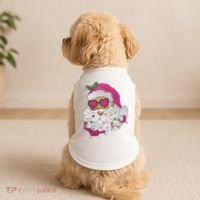 Cool Groovy Sana Claus Holiday Funny Doggie Tank thumb 2