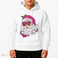Cool Groovy Sana Claus Holiday Funny Hoodie thumb 2