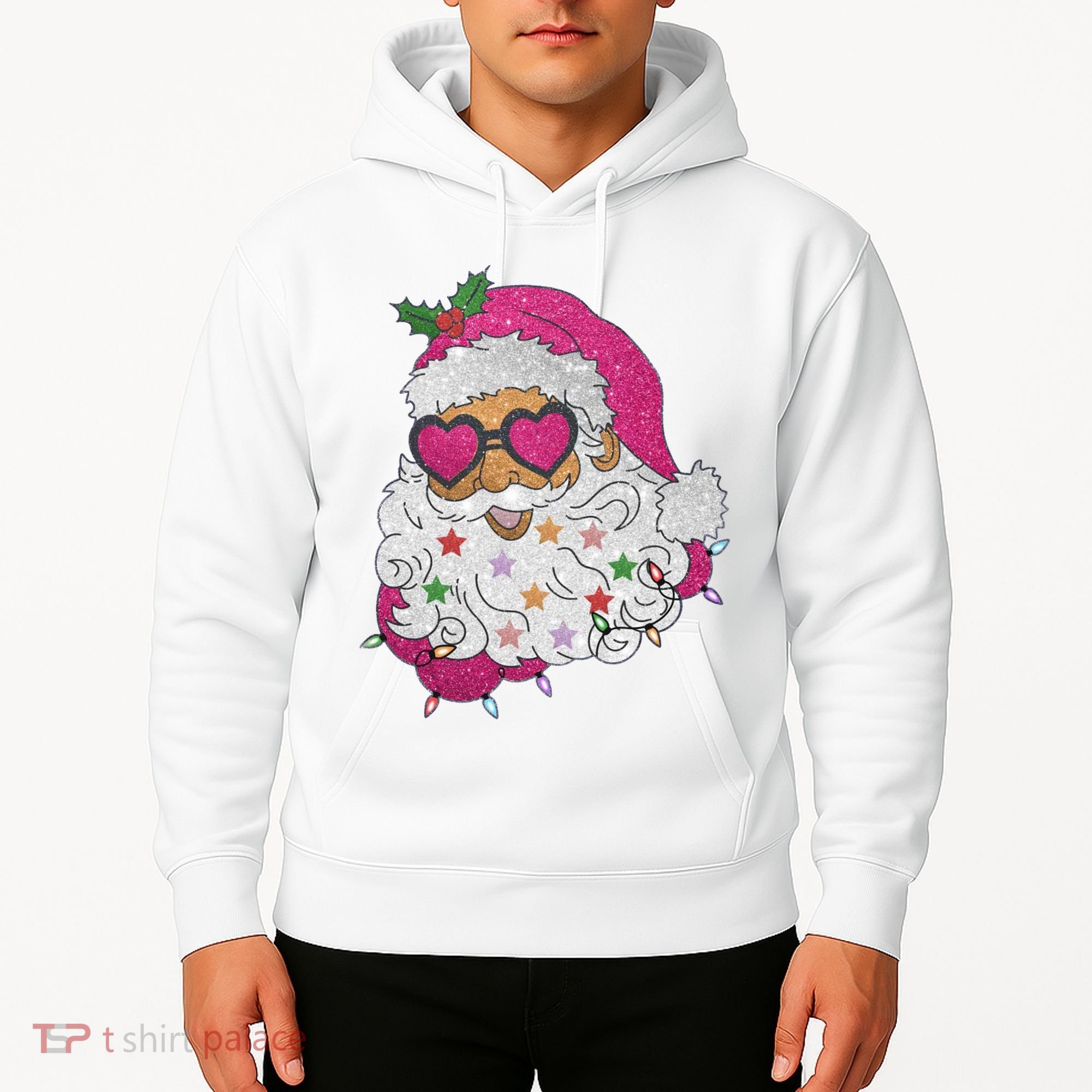 Cool Groovy Sana Claus Holiday Funny Hoodie