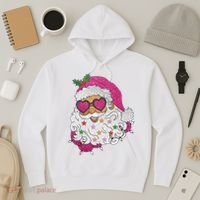 Cool Groovy Sana Claus Holiday Funny Hoodie thumb 3