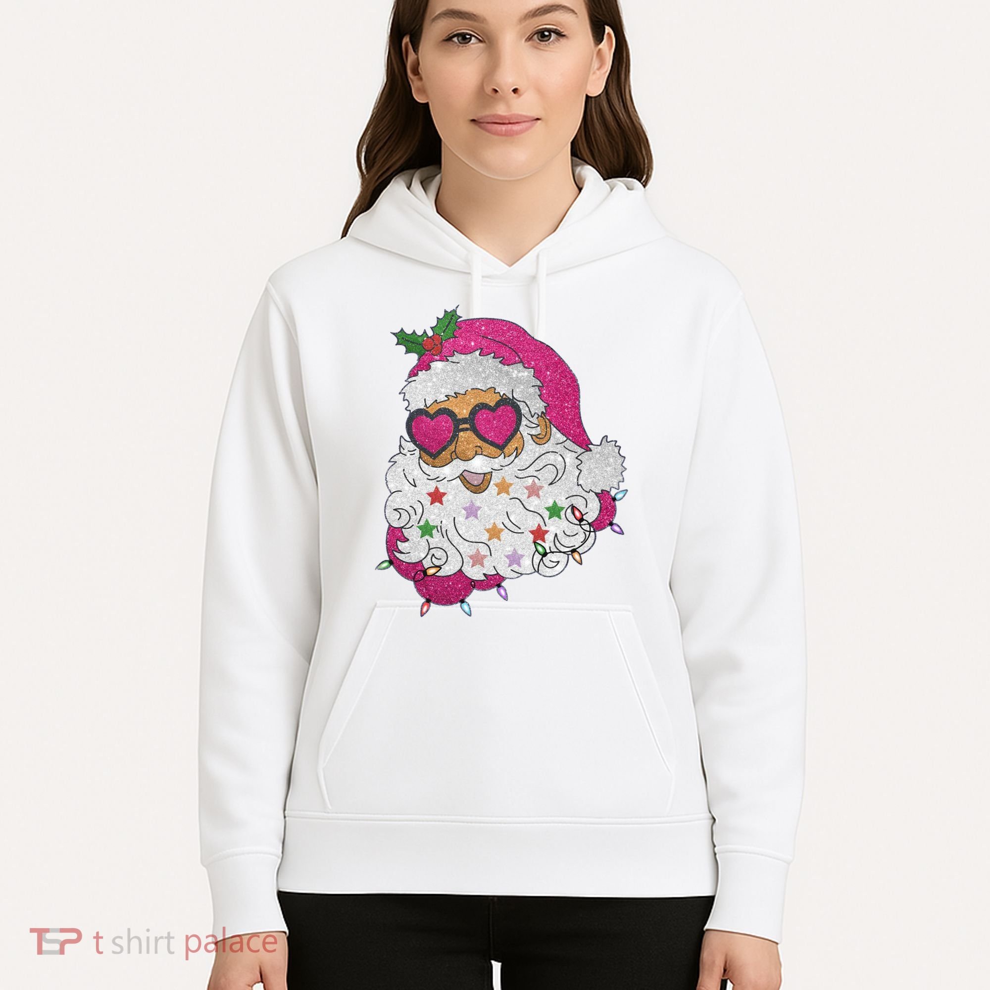 Cool Groovy Sana Claus Holiday Funny Hoodie