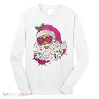 Cool Groovy Sana Claus Holiday Funny Long Sleeve Shirt thumb 0