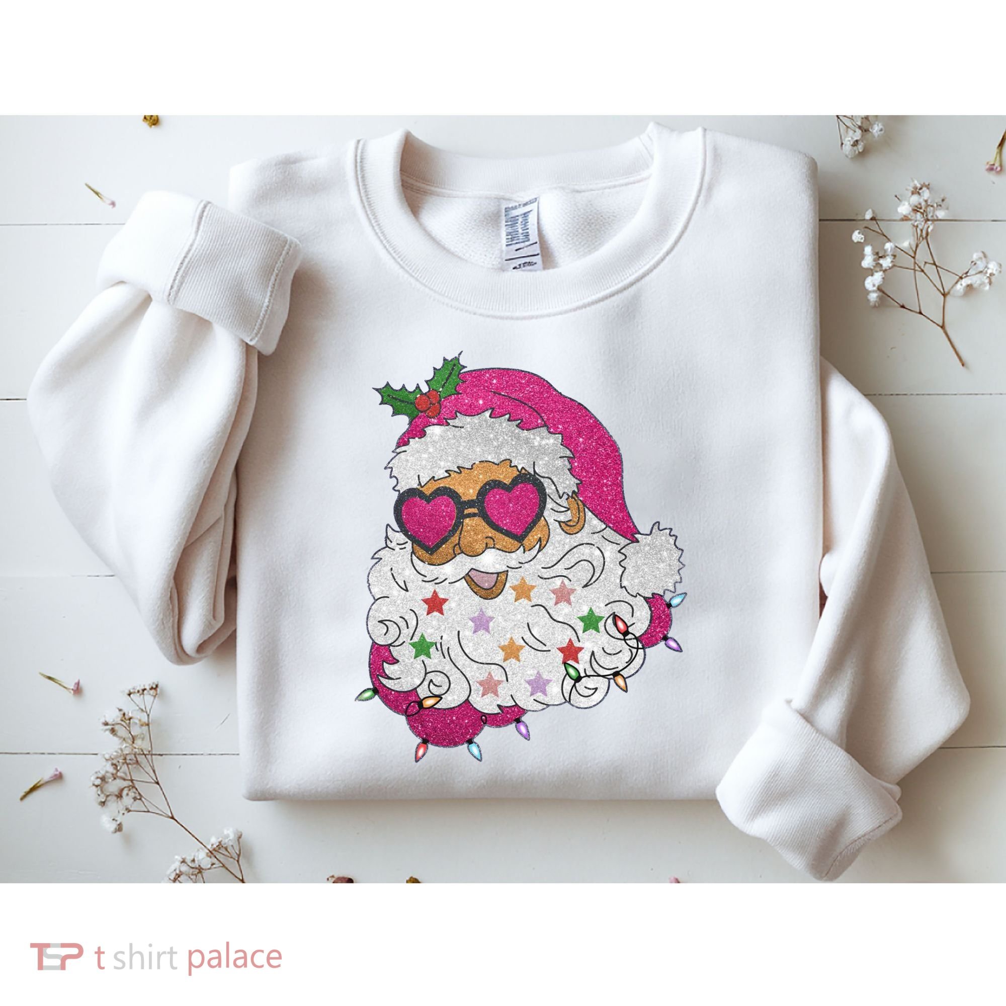 Cool Groovy Sana Claus Holiday Funny Sweatshirt