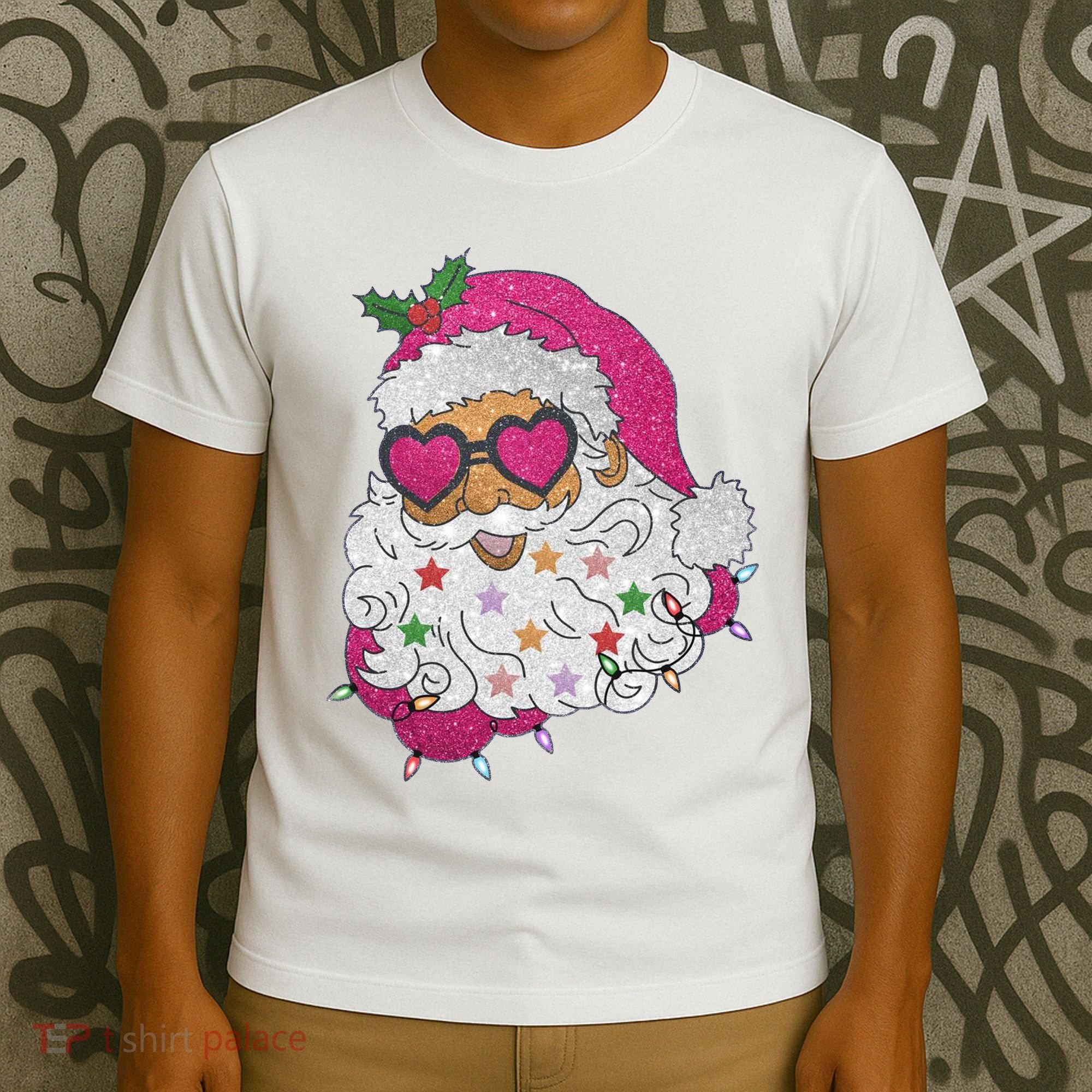 Cool Groovy Sana Claus Holiday Funny T-Shirt