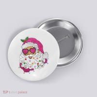 Cool Groovy Sana Claus Holiday Funny Button thumb 0