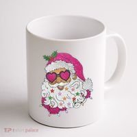 Cool Groovy Sana Claus Holiday Funny Coffee Mug thumb 1