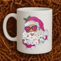 Cool Groovy Sana Claus Holiday Funny Coffee Mug thumb 2