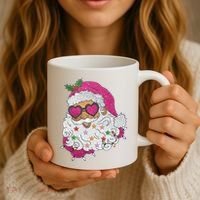 Cool Groovy Sana Claus Holiday Funny Coffee Mug thumb 3