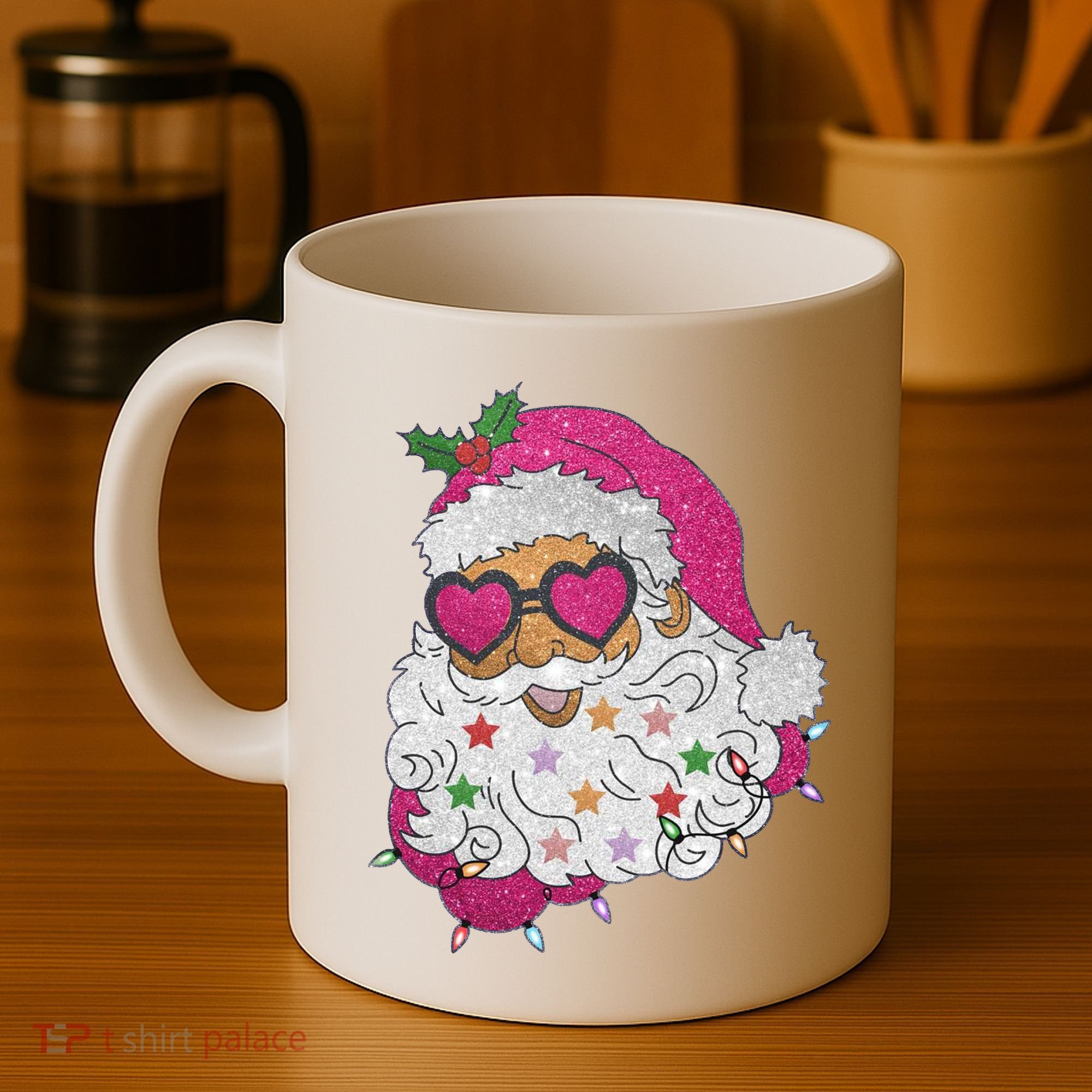 Cool Groovy Sana Claus Holiday Funny Coffee Mug