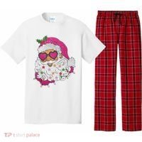 Cool Groovy Sana Claus Holiday Funny Pajama Set thumb 0
