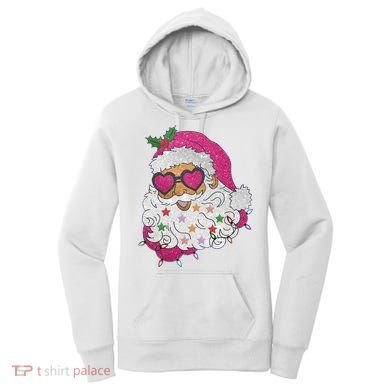 Cool Groovy Sana Claus Holiday Funny Women's Hoodie