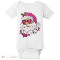 Cool Groovy Sana Claus Holiday Funny Baby Bodysuit thumb 0