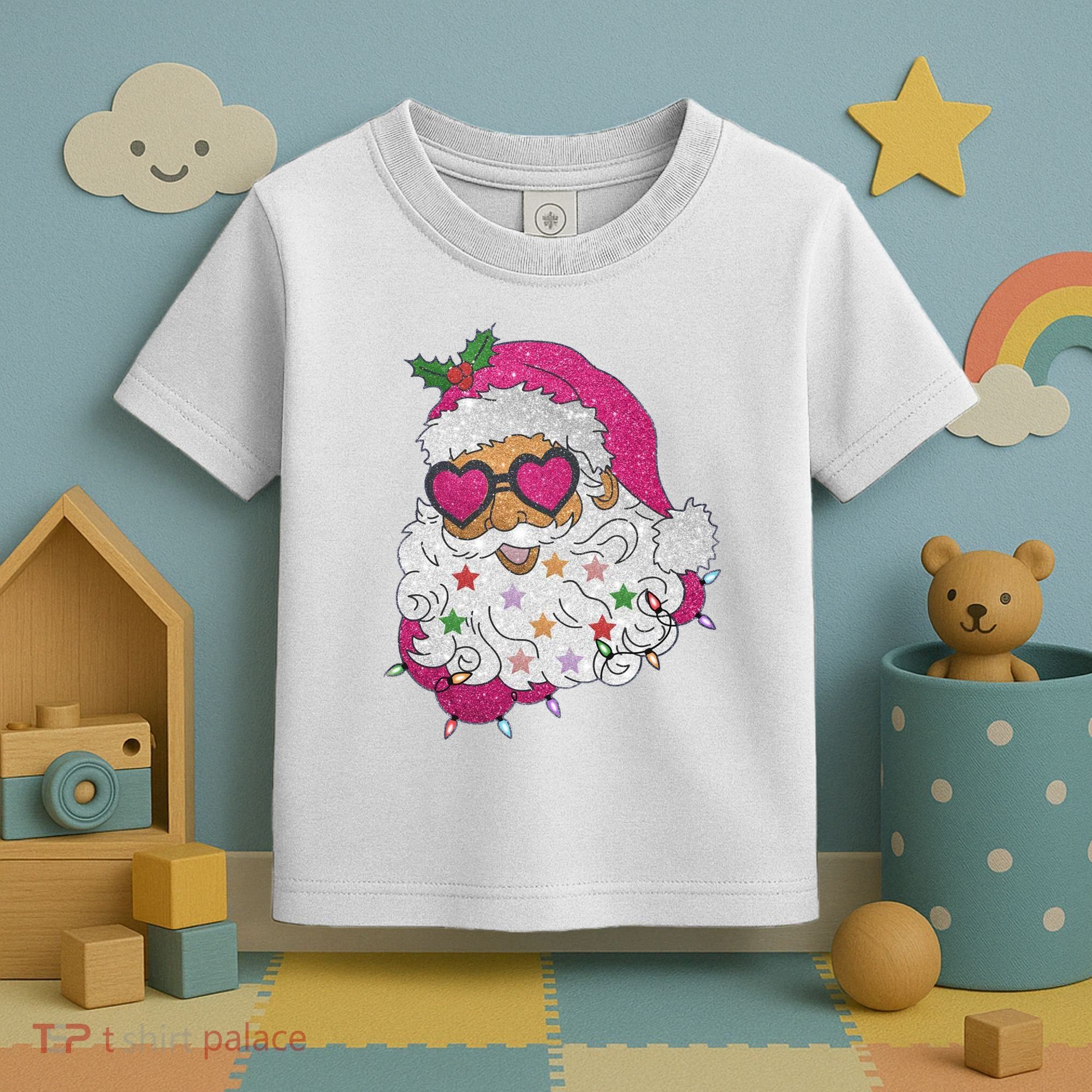 Cool Groovy Sana Claus Holiday Funny Toddler T-Shirt