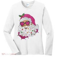 Cool Groovy Sana Claus Holiday Funny Women's Long Sleeve Shirt thumb 0