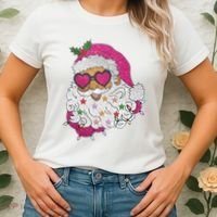 Cool Groovy Sana Claus Holiday Funny Women's T-Shirt thumb 2