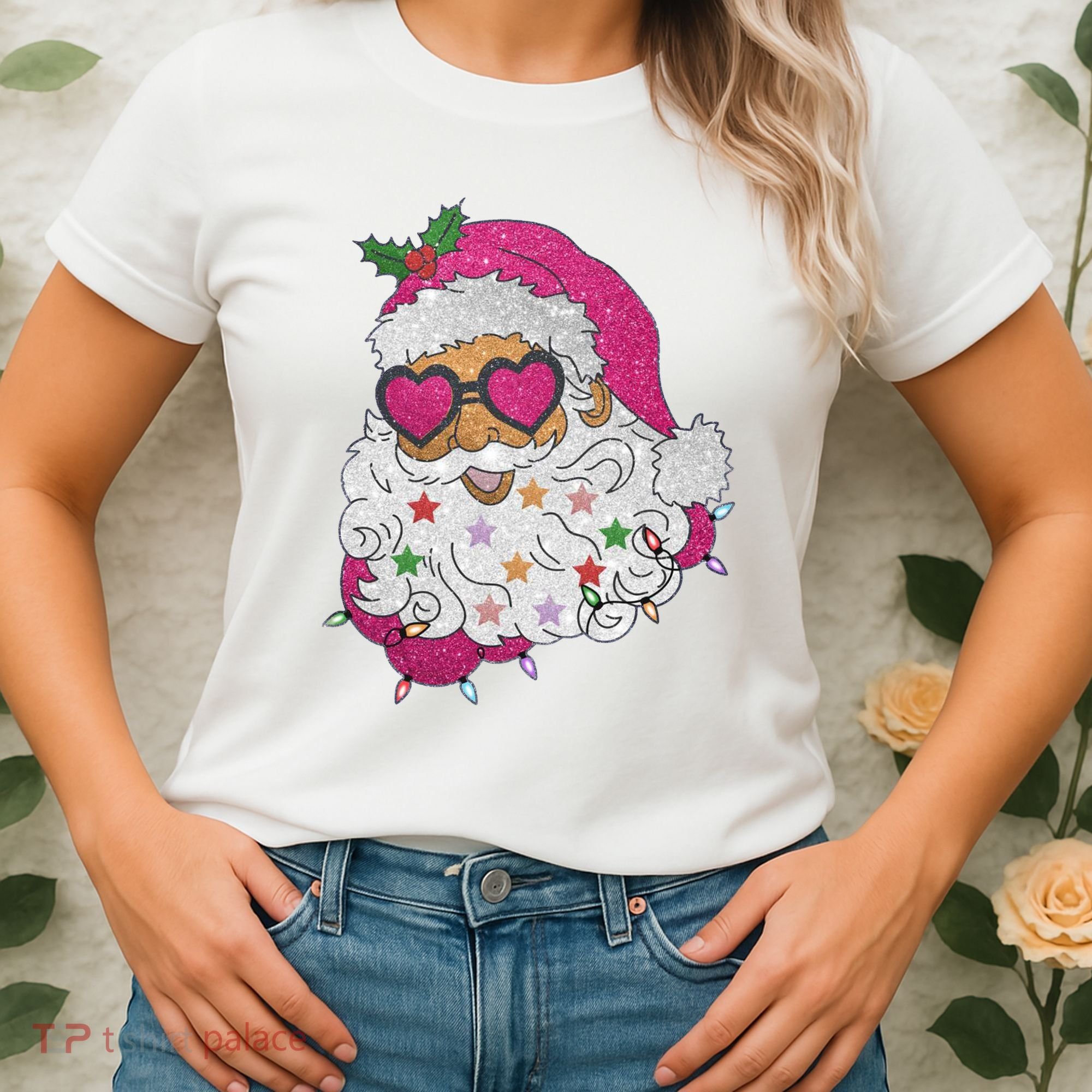 Cool Groovy Sana Claus Holiday Funny Women's T-Shirt
