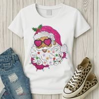 Cool Groovy Sana Claus Holiday Funny Women's T-Shirt thumb 3