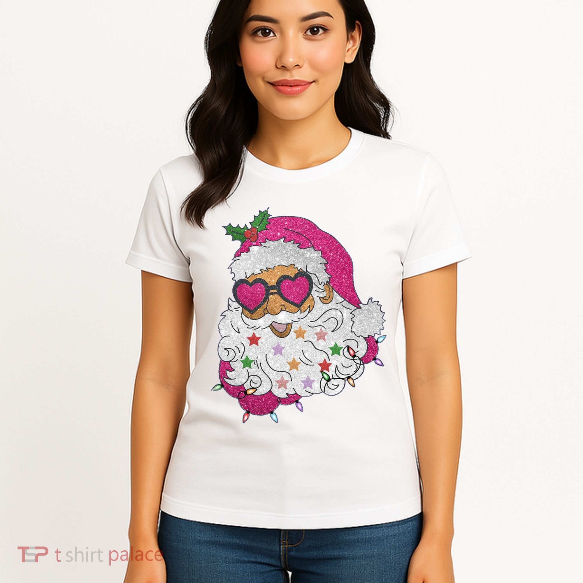 Cool Groovy Sana Claus Holiday Funny Women's T-Shirt