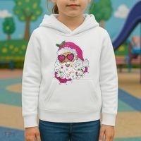 Cool Groovy Sana Claus Holiday Funny Kids Hoodie thumb 3