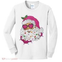 Cool Groovy Sana Claus Holiday Funny Kids Long Sleeve Shirt thumb 0