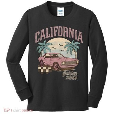 California Golden State Kids Long Sleeve Shirt