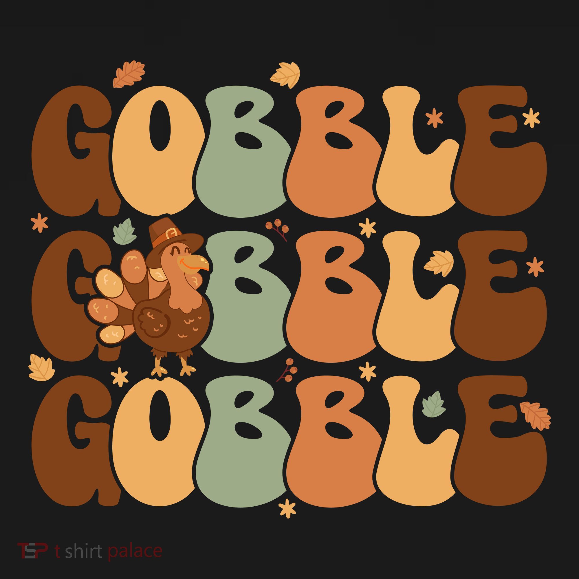 Cute Gobble Turkey Thanksgiving Backpack