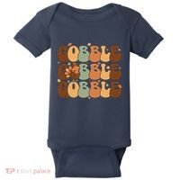 Cute Gobble Turkey Thanksgiving Baby Bodysuit thumb 0