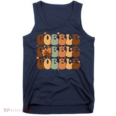 Cute Gobble Turkey Thanksgiving Tank Top