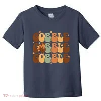 Cute Gobble Turkey Thanksgiving Toddler T-Shirt thumb 0