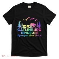Cute Gatlinburg Tennessee Bear Great Smoky Mountains Tie Dye T-Shirt thumb 0