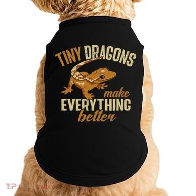 Crested Gecko Tiny Dragons Make Everything Better Doggie Tank