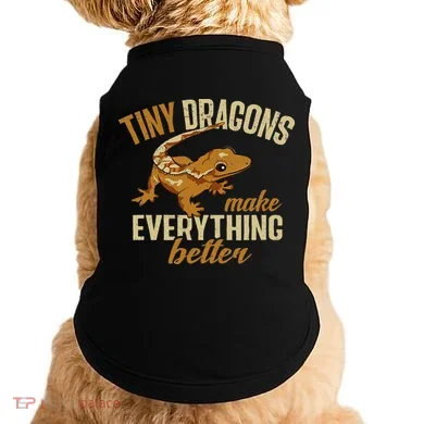 Crested Gecko Tiny Dragons Make Everything Better Doggie Tank