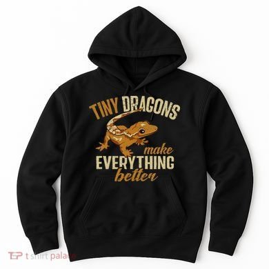 Crested Gecko Tiny Dragons Make Everything Better Hoodie