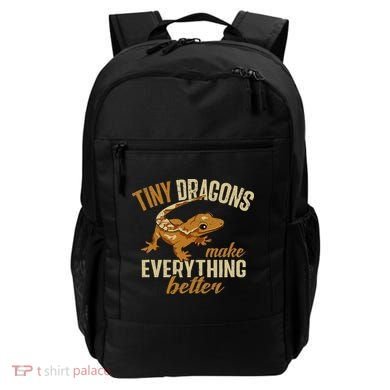 Crested Gecko Tiny Dragons Make Everything Better Backpack